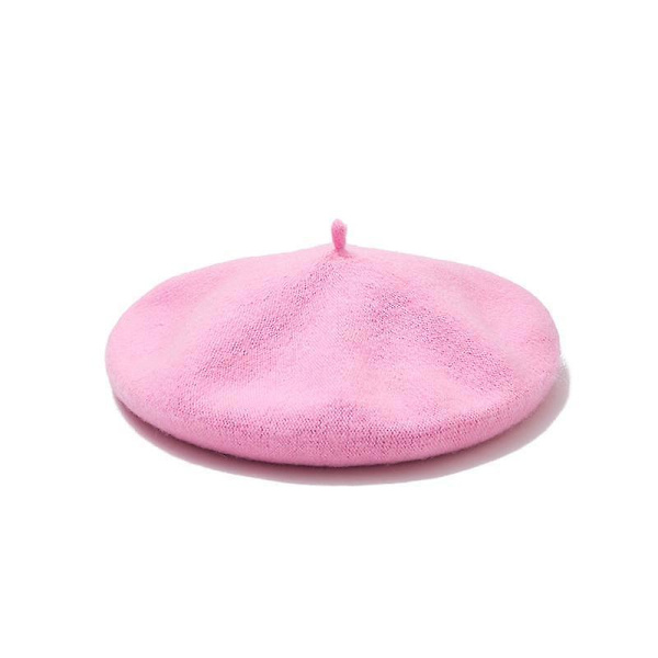 Fransk beret i flere farger, søt, varm, vår, høst Green