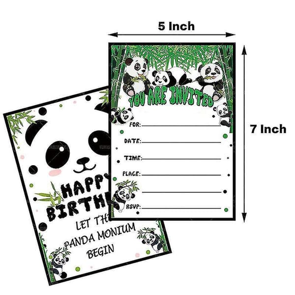 35pcs Panda Themed Birthday Party Decoration Set