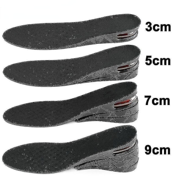 1pair Invisible Insole For Heightening, From 3 Cm To 9 Cm, Heightening Pad, Adjustable 9CM