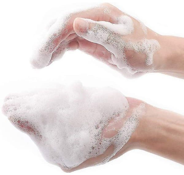 50pcs Soap Net Soap Bag Soap With Cord Cleaning Tools 11 * 9cm White