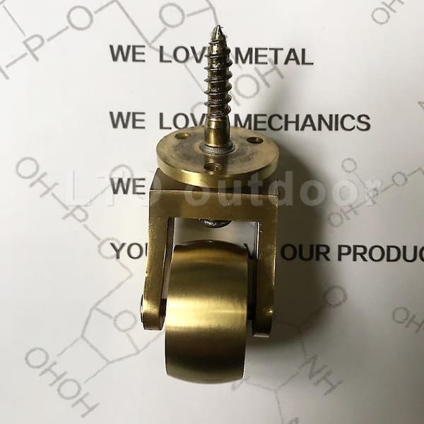 1/4 stk. Universal Møbelhjul Antikke Hjul Vintage Messing 1pcs