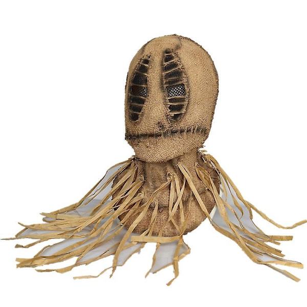Scarecrow Mask Halloween Vivid Mask Headgear Funny Props Horror Masquerade Scarecrow Mask Cosplay Party Props Stitch Mask A