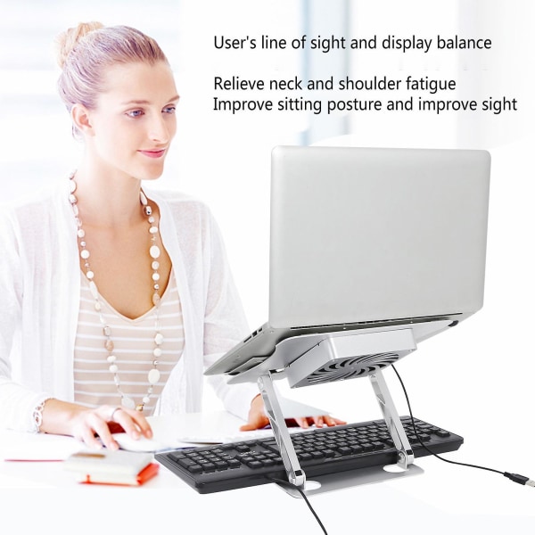 Bærbar Laptop Stand Mount Notebook Computer Laptop Holder Til Skrivebord Skridsikker