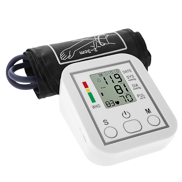 Digital Arm Tensiometers Tonometer Blodtrykksmåler