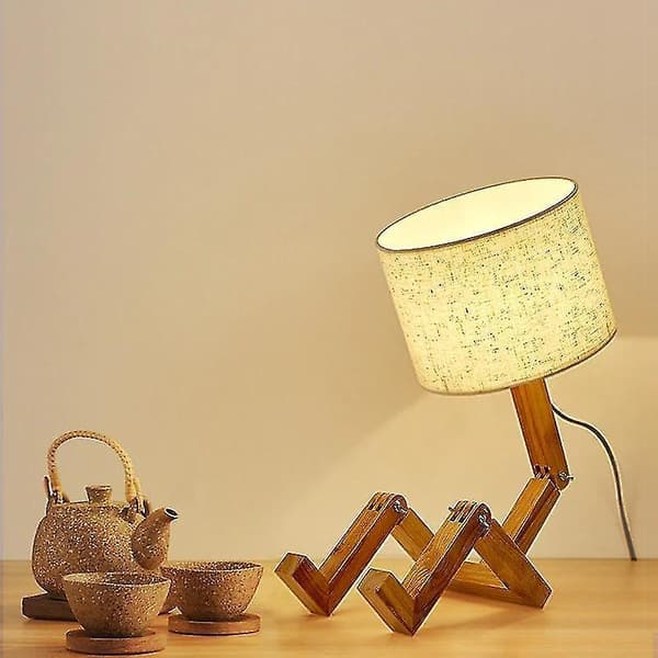Ny Tre Robot Form Sammenleggbar Bordlampe