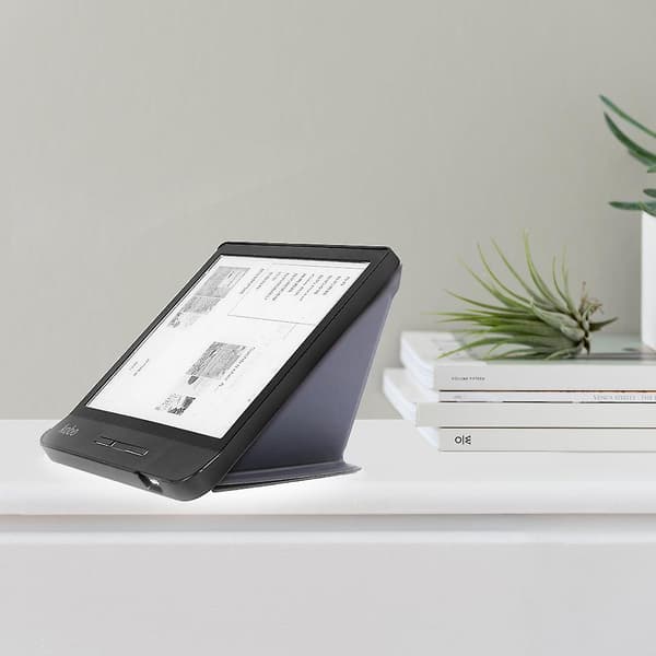 Ultra Slim Protective Case Convenient Stand & Sleep/ Wake Cover For Kobo Libra Blue