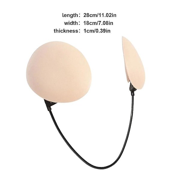 Frontless Bra Backless Strapless Bra Beige
