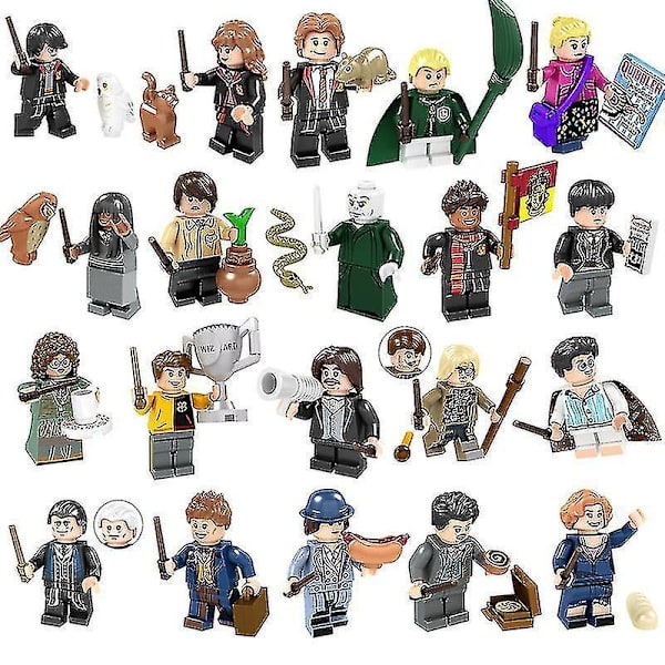 20 kpl Harry Potter -sarjan koottava setti rakennuspalikoita lapsille ja aikuisille joululahjaksi