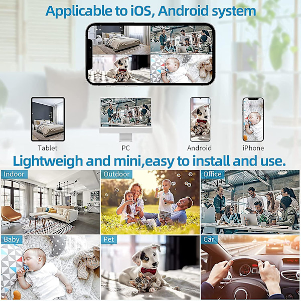 Wifi Ip Camera,1080p Wireless Home Security Camera