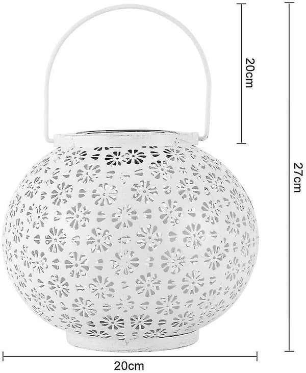 Solcellelykt, Hagelykt Solcelledrevet Vanntett Ip65, LED-lys