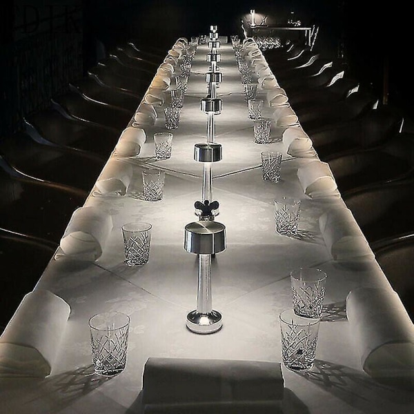 Oppladbar LED Bordlampe Berøringssensor Skrivebordslampe Soverom Restaurant Bar Dekor