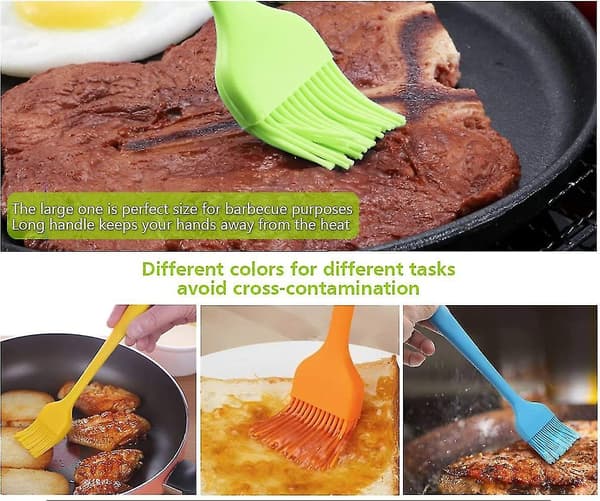 Silicone Baking Pastry Brush Food Grade Dishwasher Applicable Baking