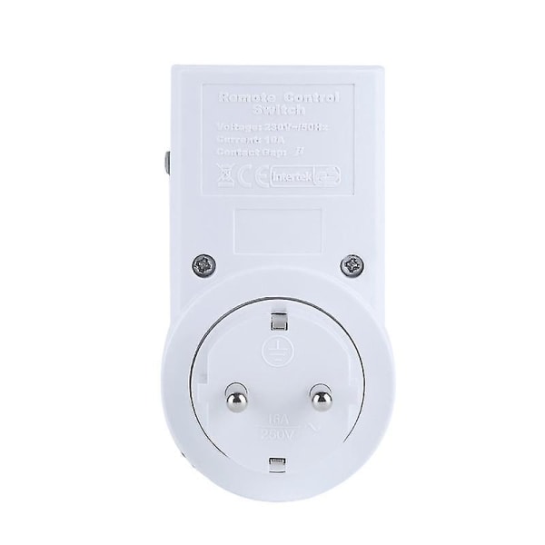 Eu Smart Plug Home Rf Radio Controlled  Remote Control Socket