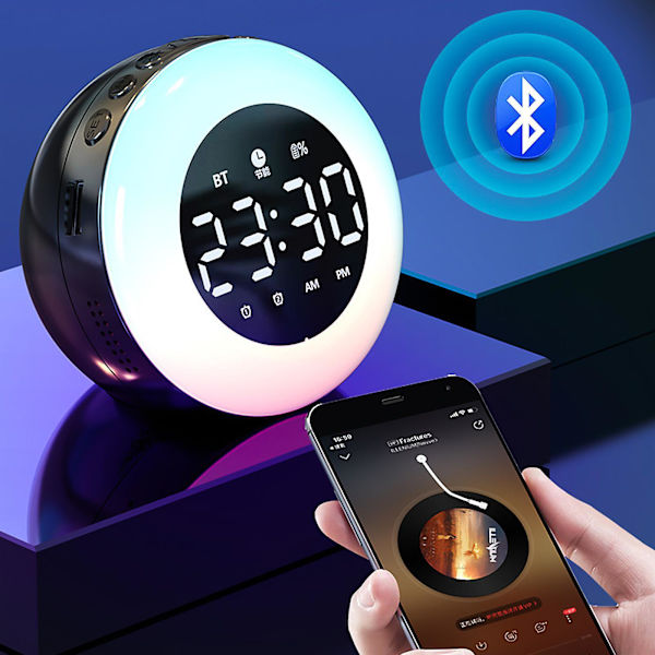Kids Alarm Clock, Dual Alarm Clock With Touch Night Light Dimmable, Ok To Wake Clock For Kids, Wake Up Light With Sleep Trainer, Diy Alarm Clock Ringt