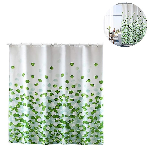 Waterproof Antimold Shower Curtain . With 12 Shower Curtain Rings