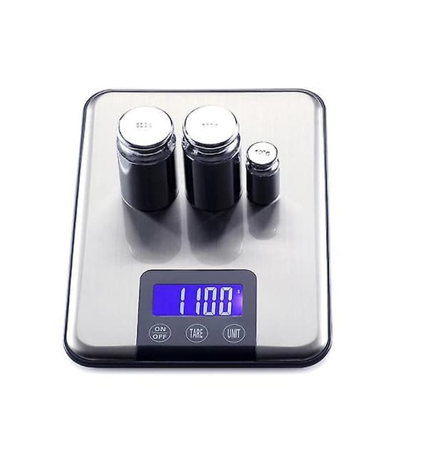 5kg/1g LCD Display Kitchen Scales Stainless Steel High Precision Electronic Scales