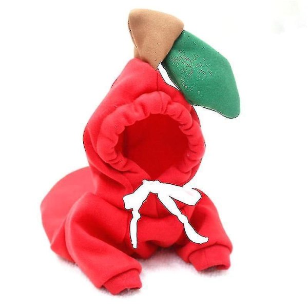 Warm Dog Winter Clothes Cute Fruit Dog Coat Hoodies Fleece Pet Dogs Costume Jacket For French Bulldog Chihuahua 02 Banana XS