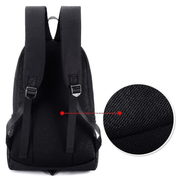 Luminous Backpack Male Shark Usb Backpack Men's Big Mouth Shark Function Backpack Student Bag Personality Backpack