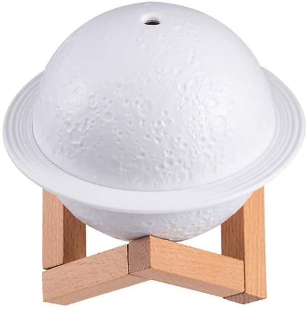 2 In 1 Moon Lamp & Humidifiers 3d Led Night Light Oils Diffuser For Bedroom Kids Gift 200ml