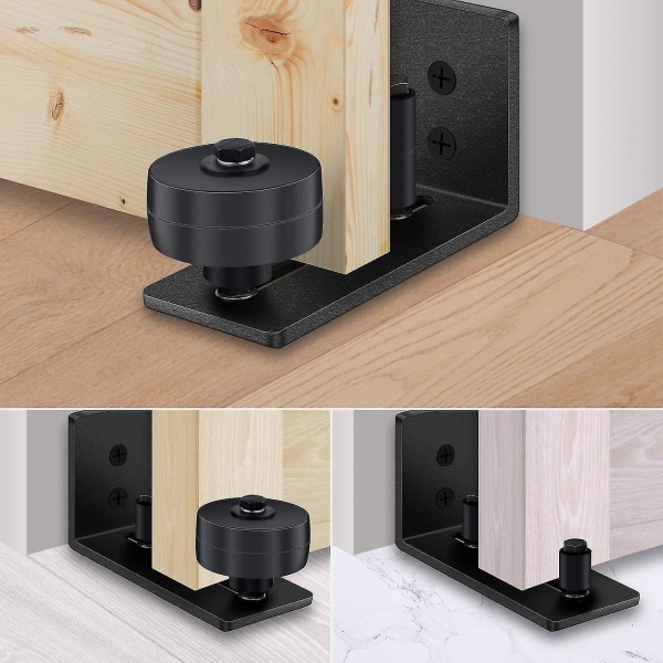 Sliding Door System Running Rail, Floor Guide Sliding Door, Adjustable Floor Roller Guide With Screws, Very Suitable For All Sliding Doors