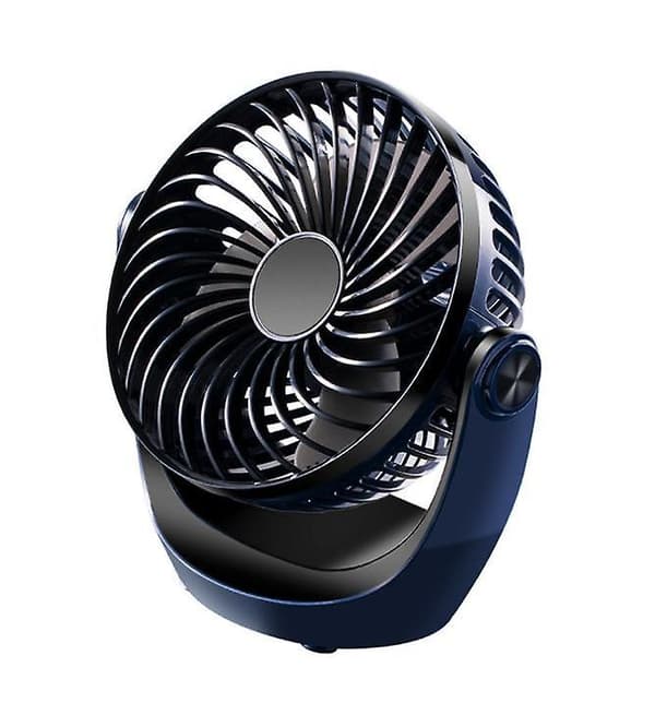 Usb Quiet Oscillating Personal Air Circulating Fan, Tabletop Small Fan gray