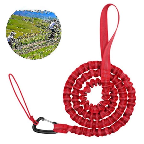 Sykkel slepetau for barn, elastisk sykkel slepestropp, sykkel slepetau