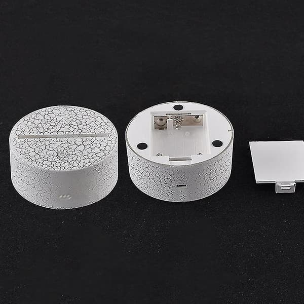 3D LED Natlampe Bordlampe Gave Dekorationer