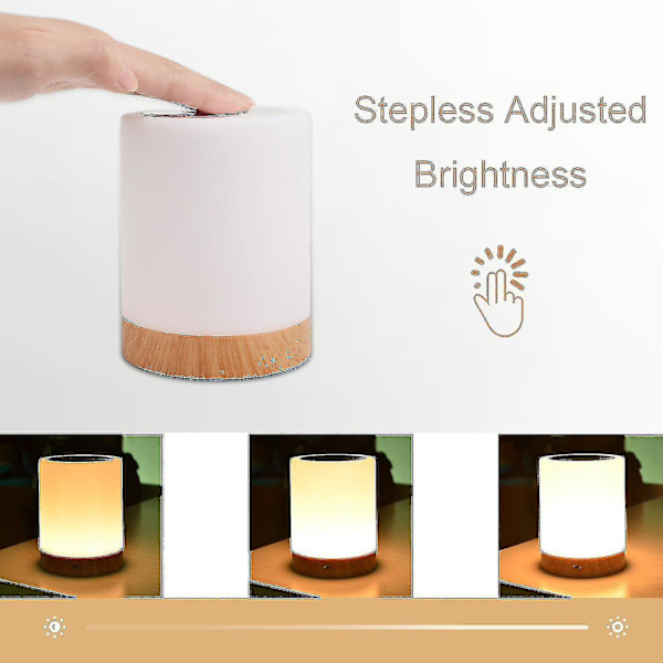 Dimmable Led Colorful Rechargeable Table Lamp Atmosphere Light With 6 Color Changing