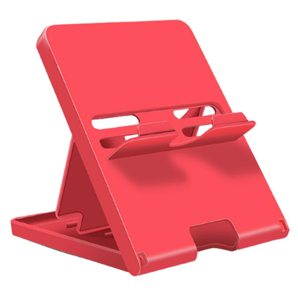 Justerbart Solid Farve Spillekonsol Støtte Stand Beslag Til Nintendo Switch Red