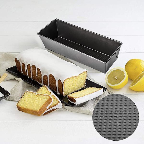 Rektangulær brødform, non-stick bageform i kulstofstål til brød og toast Medium