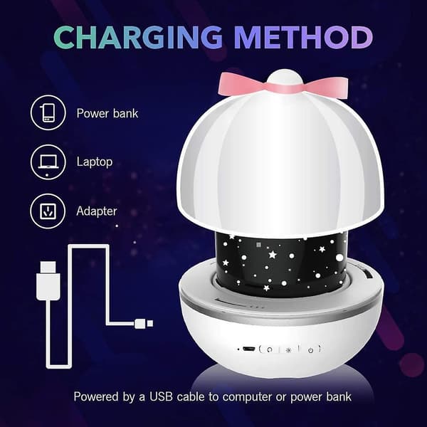 Star Projector 360 Rotation Children's Gift