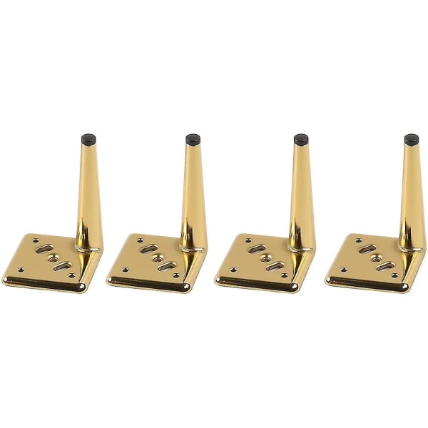 4 Pieces Metal Furniture Legs Support Legs Small Conical Tables Legs For Chairs Sofas Cupboards 20CM