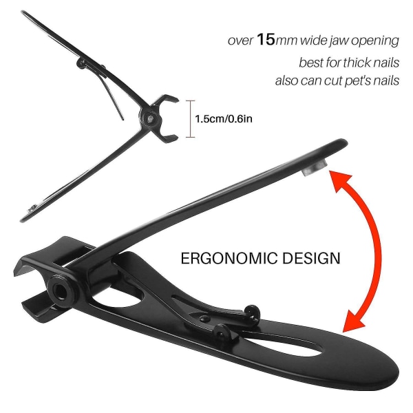 Nail Clippers For Thick Nails Black