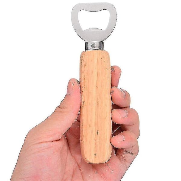 5pcs Wooden Bottle Openers Handle Bartender Bottle Opener (wood)
