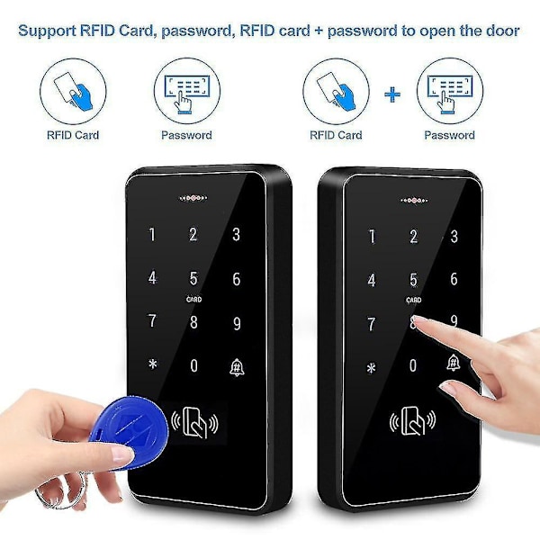 Ip68 Rfid Card Door Access Controller With Wiegand Backlight Keypad