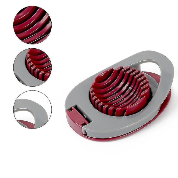 Multifunction Egg Slicers Section Cutter Divider Plastic Egg Splitter Cut Egg Device Creative Kitchen Egg Tools