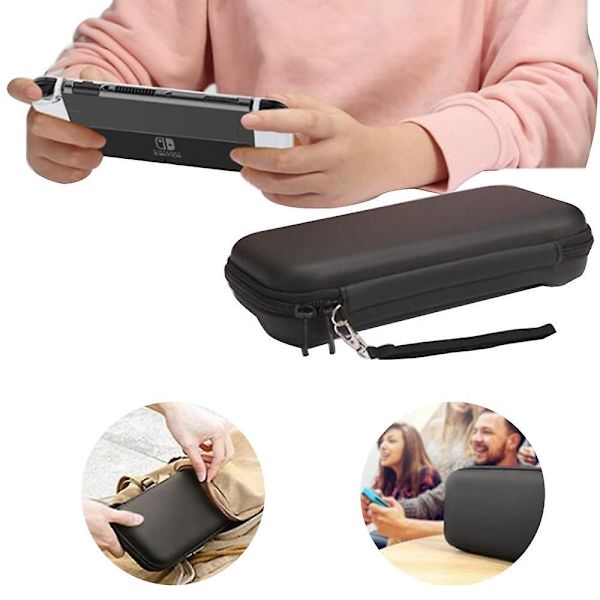 Switch OLED Case for Nintendo Switch OLED Carry Case Pouch Accessories Black