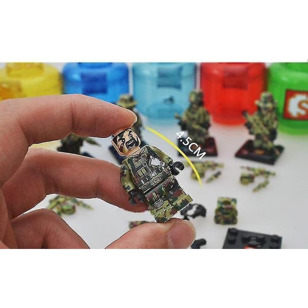 Falcon Commando Minifigure Assembling Doll Toy Military Building Blocks 6pcs
