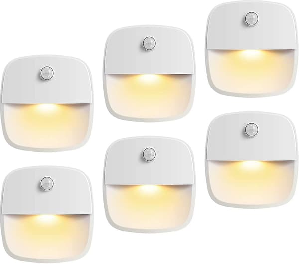 (upgraded Version) Motion Sensor Light, Cordless  -powered Led Night Light, Wall Light, Closet Lights, Safe Lights