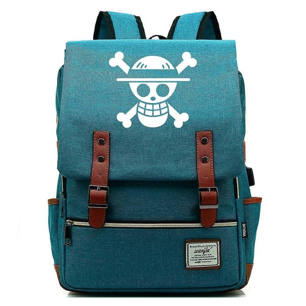 One Piece Luffy White Beard Luo Junior Student Skolesekk USB Color-38