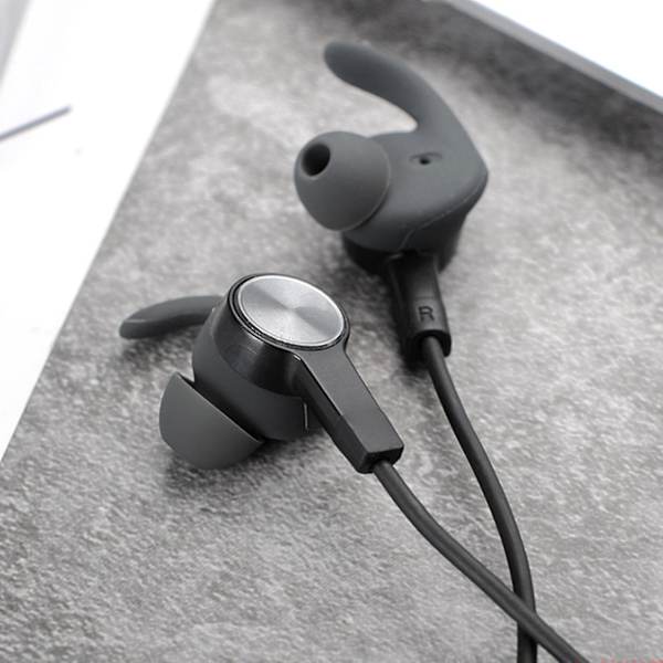 6 Stk. In-ear Tip Cover In-ear Tip Blødt Silikone Læder Til Huawei Xsport/honor Am61 grey