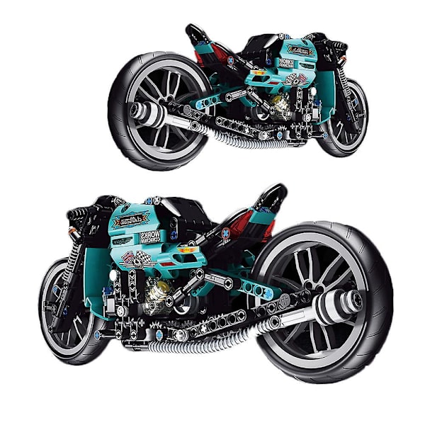 Højteknologisk City Motorcykel Bilmodel Motorcykel Byggeklodser Model Speed Racer Klodser Børn DIY Legetøj Julegave Børnelegetøj uden Æske1