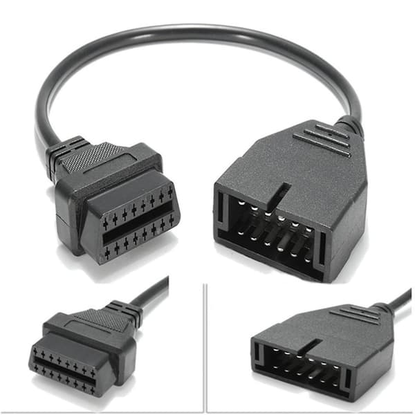 Adapter til GM OBD 12-pin OBD1 til 16-pin OBD2 Konverter Adapter Kabel Diagnostisk Scanner Auto Diagnostisk Adapter