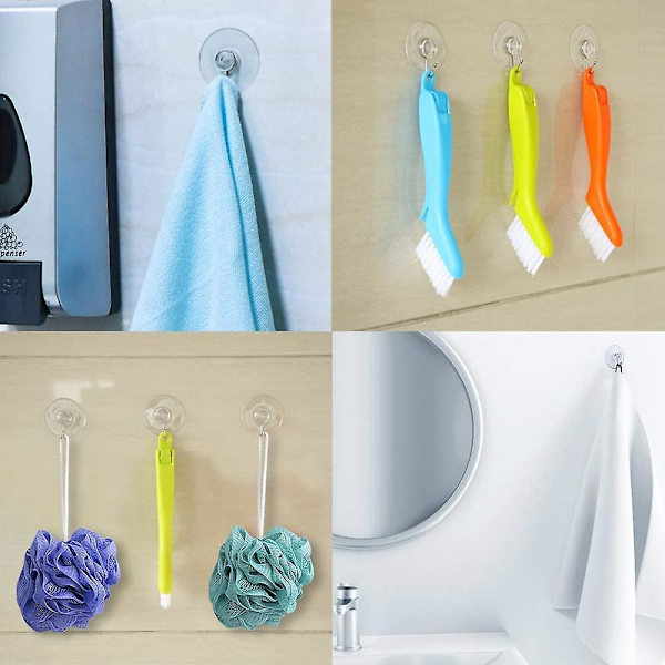 4 Pack Exfoliation Soap Mesh Bag Shower Soap Bag With Suction Hook