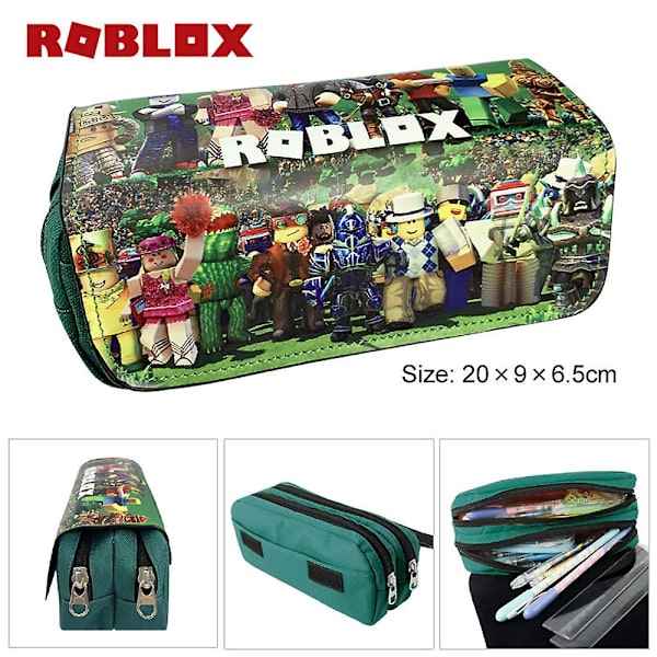 ROBLOX children's double-layer pencil case large capacity color 3