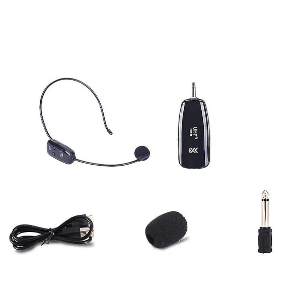 Wireless Microphone Headset Mic For Voice Amplifier Speaker Teaching Tour Guide