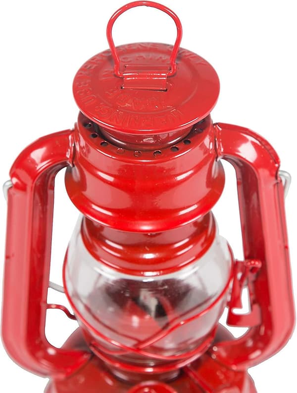 Lille orkanlampe (rød, 20 cm) 130 One Size