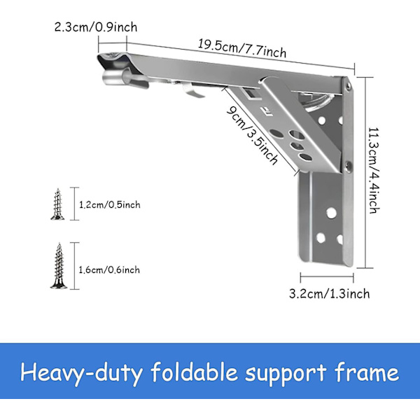 Folding Console Shelf Brackets Heavy Duty Stainless Steel Folding Bracket Folding Console Table Space Saving Folding Shelf For Benches Shelves Shelf B