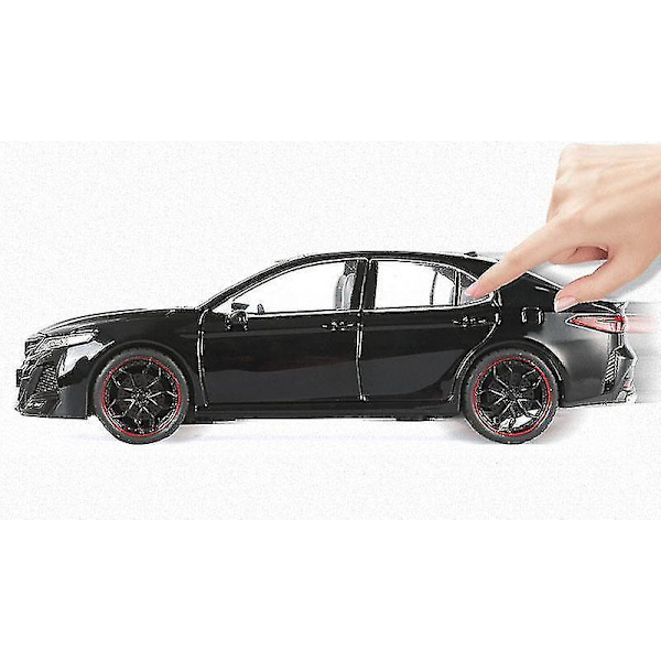 1/24 Toyota Åttende Generasjon Camry Metall Støpt Leketøy Bil Legering Lyd Lys Modell Kjøretøy