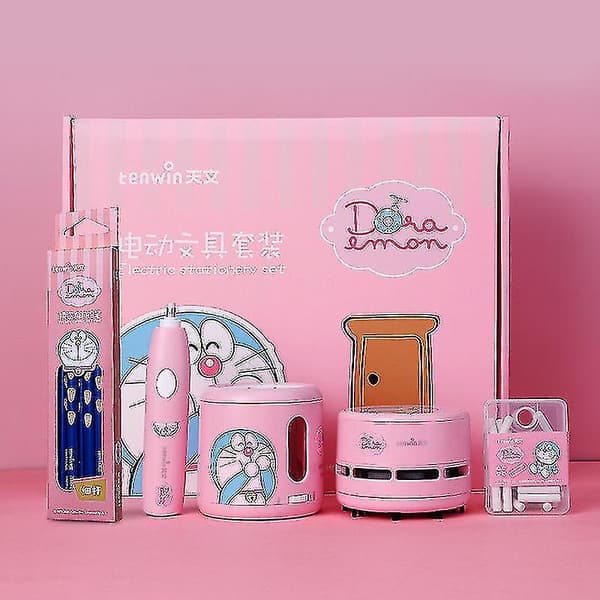 Doraemon Skrivesaker Sett blue
